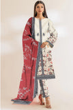 D#4 - 3 PC Unstitched - Elegant Rod Lawn Collection - Vol. 151
