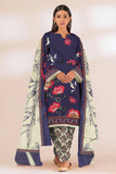 D#5 - 3 PC Unstitched - Elegant Rod Lawn Collection - Vol. 151