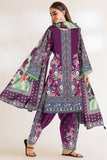 D#6 - 3 PC Unstitched - Elegant Rod Lawn Collection - Vol. 151