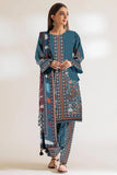D#7 - 3 PC Unstitched - Elegant Rod Lawn Collection - Vol. 151