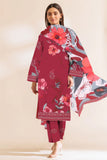 D#8 - 3 PC Unstitched - Elegant Rod Lawn Collection - Vol. 151