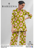 Bareena - 2 piece Unstitch - Winter Fabric - Volume 109 - D#3