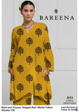 Bareena - 2 piece Unstitch - Winter Fabric - Volume 109 - D#13